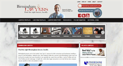 Desktop Screenshot of birminghamlawyers.com